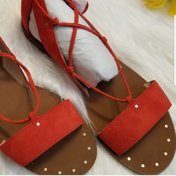 Madewell ❤ Bridget Gladiator Leather Suede Sandals - Picture 4 of 8